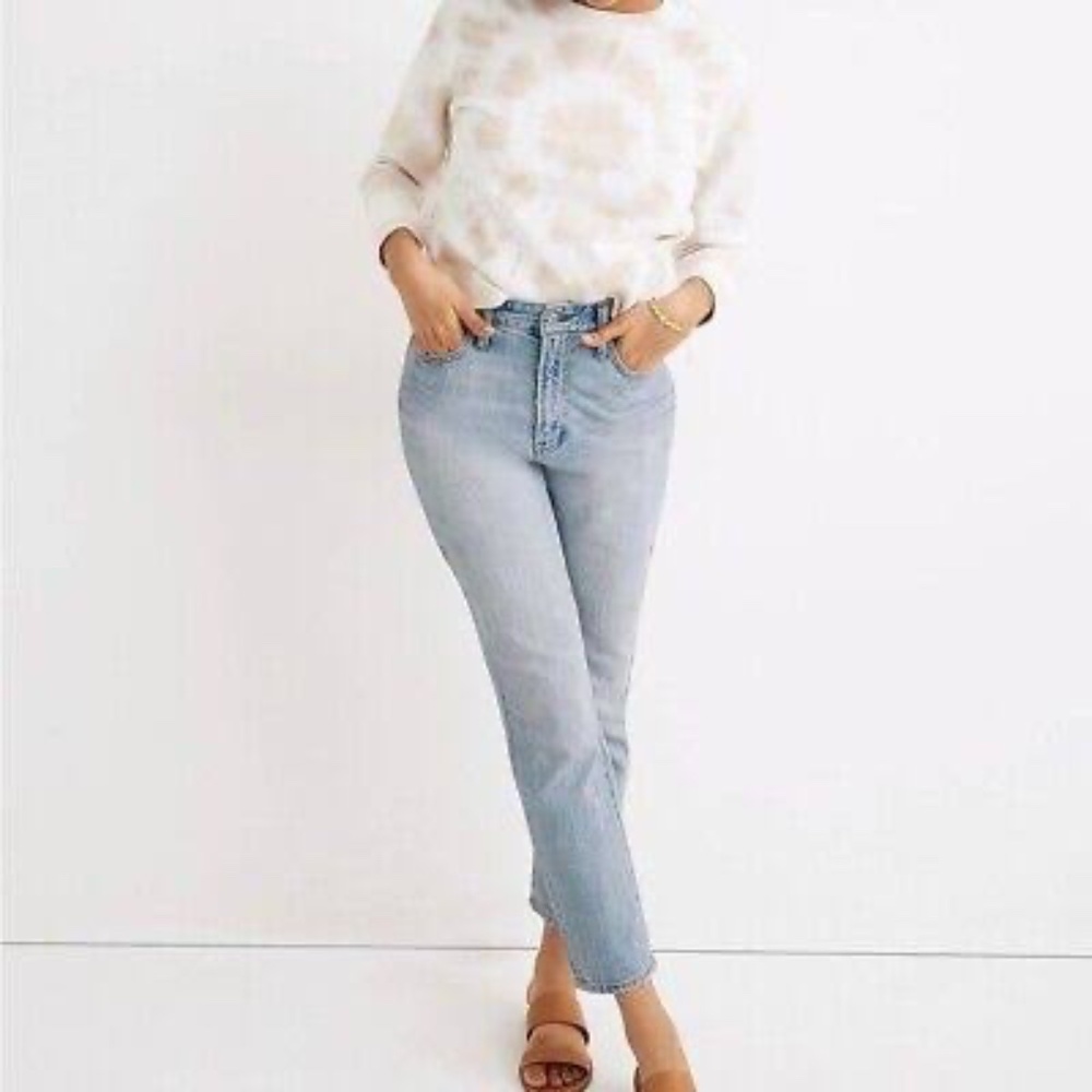 Madewell The Curvy Perfect Vintage Denim Jeans size 27 Fitzgerald Wash
